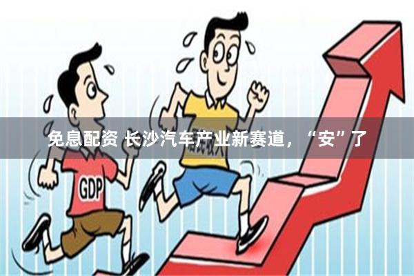 免息配资 长沙汽车产业新赛道，“安”了