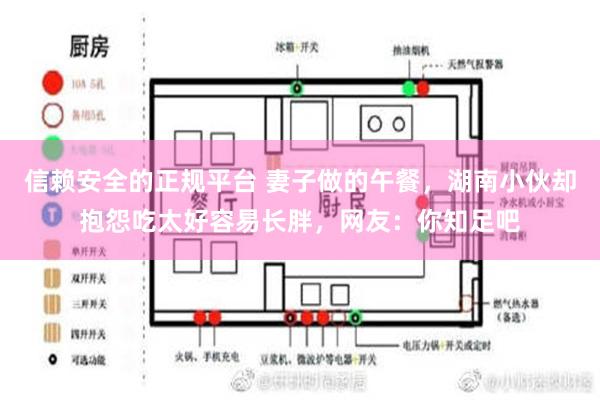 信赖安全的正规平台 妻子做的午餐，湖南小伙却抱怨吃太好容易长胖，网友：你知足吧