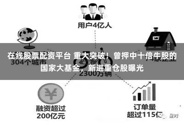 在线股票配资平台 重大突破！曾押中十倍牛股的国家大基金，新进重仓股曝光