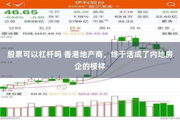 股票可以杠杆吗 香港地产商，终于活成了内地房企的模样